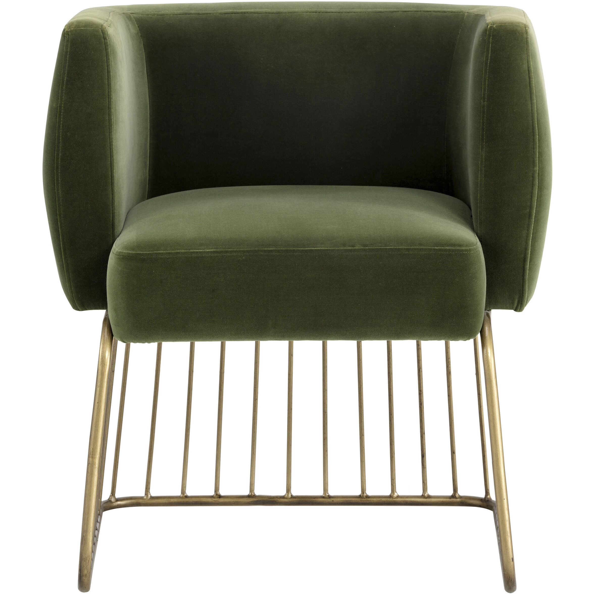 Gala Forest Green Dining Armchair